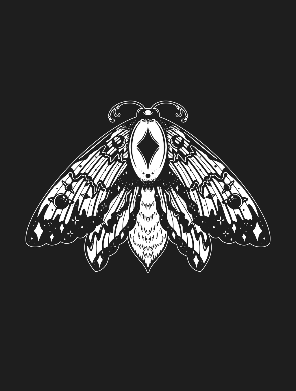 Witchy Moth · Cropped Tank